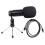 1Ensemble Microphone Pour Ordinateur Avec Pied Ajustable Noir 6