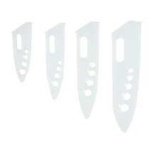 12Pièces Protections Transparentes Pour Couteaux De Cuisine