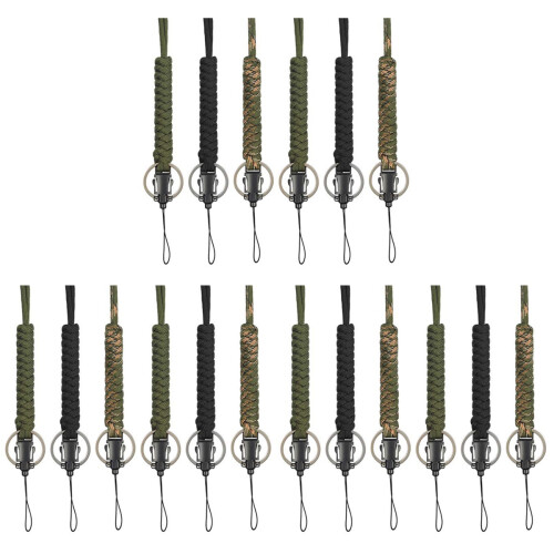 18Pièces Sangles Paracorde Multicolores Accessoires Outdoor 1