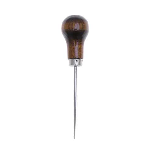 2Pcs Handheld Wooden Handle Needle Awl for Craft and Cake Use