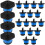 60Pcs Plastic Drip Irrigation Drippers Black Adjustable for Garden Use 1