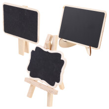 2Pcs Wooden Blackboard for Decorative Price Sign