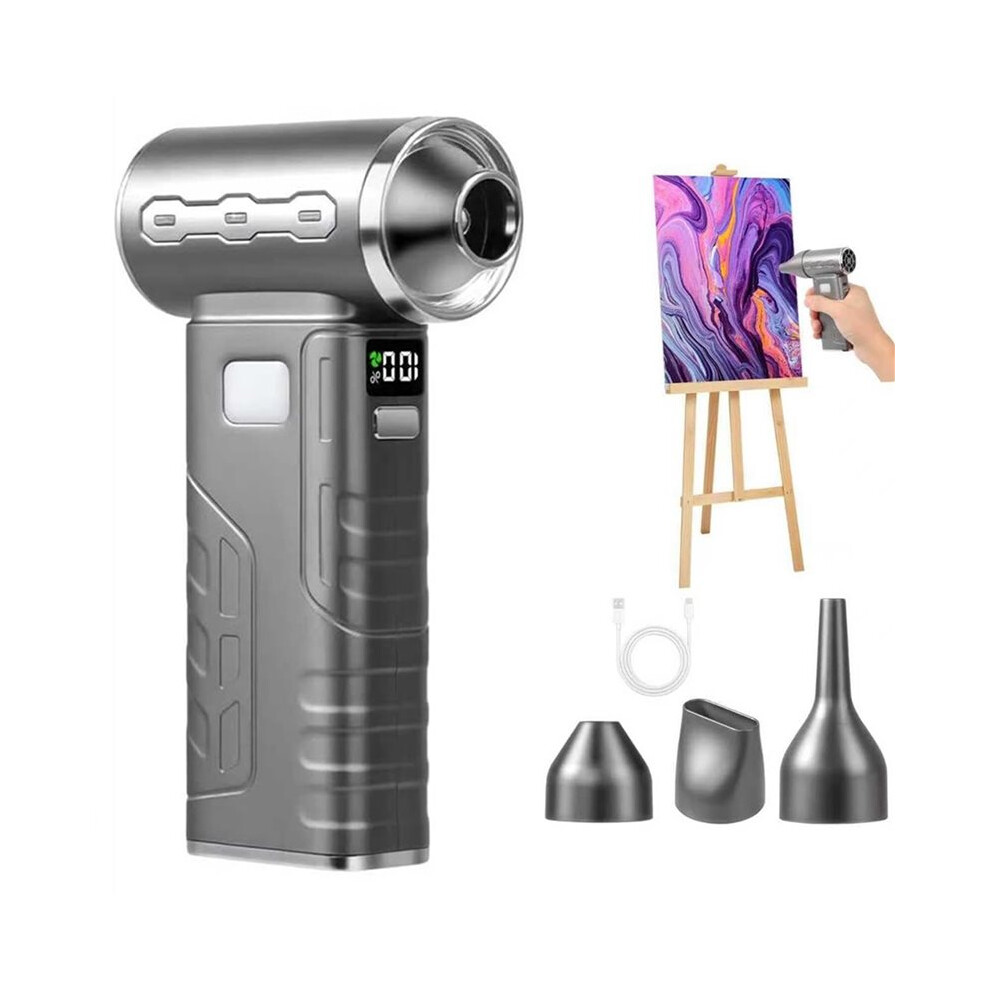 Cordless Acrylic Paint Pouring Blower With 3 Nozzles,5 Speed Adjustable Paint Dryer For Fluid Art,Acrylic Pouring 6033009926587