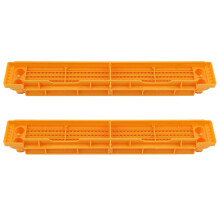 4Pièces Outil Apiculture Plastique Collecteur Pratique Orange Durable
