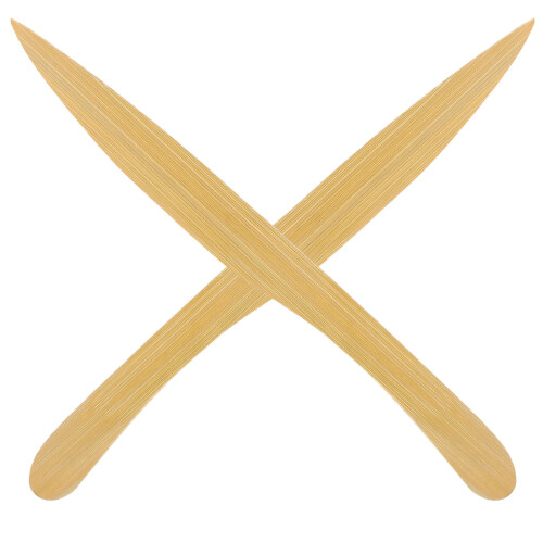 10Pièces Découpe- Bois Usage Maison Ouvre-Lettres Khaki