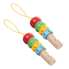 4Pièces Sifflets Pour Enfants Accessoires Ludiques Cordon Coloré