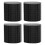 Sturdy Black Acrylic Mirror Tiles for DIY Craft Projects 1