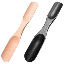 8Pcs Assorted Color Wood Shoe Horns for Comfortable Shoe Wearing