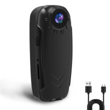 Body Camera, 1080P HD Portable Video Recorder with Night Vision, Motion Detection 10HR Recording Pocket