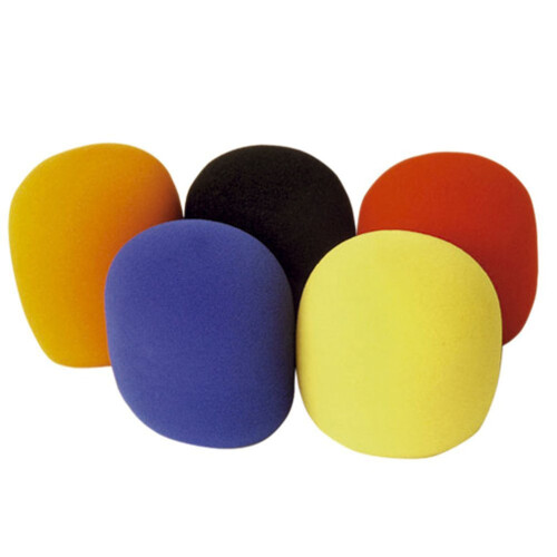 15Stk Handheld Mikrofon Windschutz, Bunte Schaumstoffhüllen, Winddicht