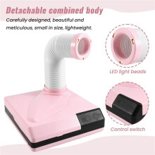 60 W Hochleistungs-Nagelreiniger mit Zwei Vertikalen Filtern, Nagelstaubmaschine, US-Stecker