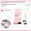 60W High Power Nail Cleaner Dual Vertical Filter Nail Nail Dust Machine EU Plug 6