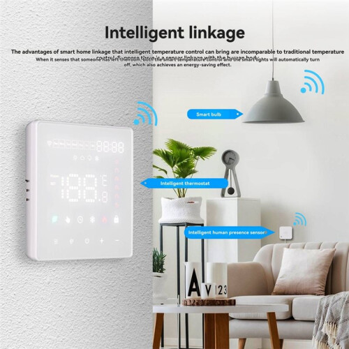 MOES Tuya ZigBee  Thermostat Programmable Temperature Controller for Alexa  Home Water Floor Heating 1