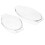 4Pièces Plat Four En Verre Tempéré Transparent Pour Usage 1