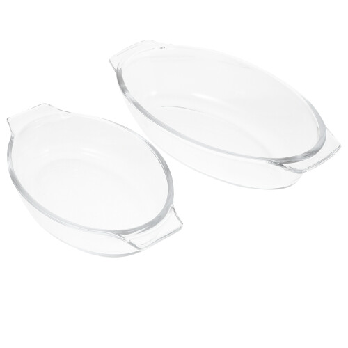 4Pièces Plat Four En Verre Tempéré Transparent Pour Usage