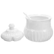 2Pièces Boîte À Sucre En Céramique Design Élégant