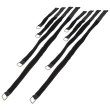 16Stk Organizer Nylon Kabelbinderschlaufen Schwarz