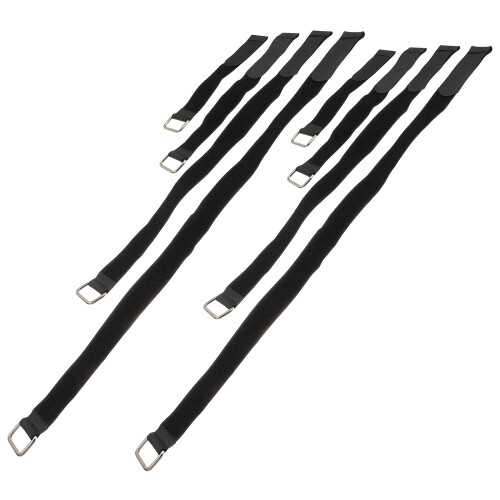 16Stk Organizer Nylon Kabelbinderschlaufen Schwarz