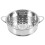 3Pcs Silver Stainless Steamer Basket for Buns Dumplings Easy Carry 1
