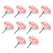 30Stk Kunstblüten ABS Pink Für DIY Landschafts-