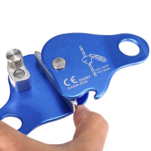 Rope Ascender, Rock Climbing Tree Arborist Rope Grab Grip Autobloccante per Arrampicata e Salvataggio All'Aperto 8-13MM, Blu