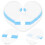 120 Pack Shower Waterproof Patch Transparent Adhesive Patches Waterproof CGM Sensor Covers Protectors 2