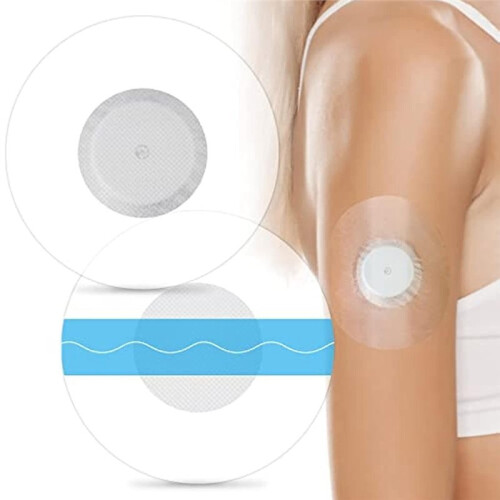 120 Pack Shower Waterproof Patch Transparent Adhesive Patches Waterproof CGM Sensor Covers Protectors 2