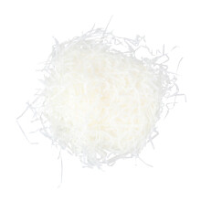 3Pcs White Gift Box Fillers with Pleated Paper for Party Packaging