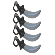 12Pièces Épées Pirate Gonflables PVC Noires Jeux Fête Enfants