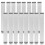 40Stk Candy-Floss Klammern Marshmallow Maschinenteile Silber 1