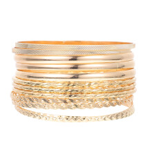 12St Gouden Sieraden Set, Boheemse Armbanden Polsversiering