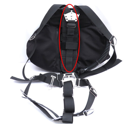 4X2Kg Scuba Diving Side BCD Mount Nylon Weight Pocket with Assembling Grommet 2