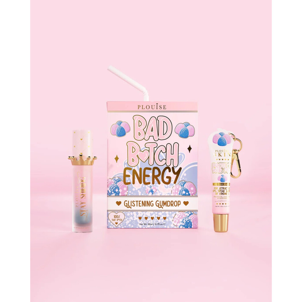 P.louise Multicoloured Bad Bitch Energy Lip Duo Glistening Gumdrop