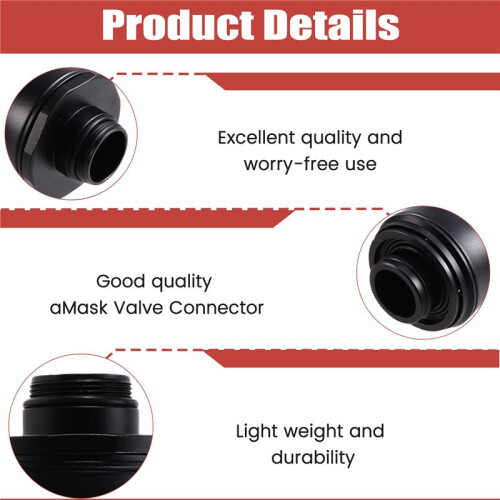 Underwater Breathing Diving Fixture and Fitting Mask Valve Connector 2