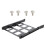 9Pièces Fixation Dur 2.5" 3.5" Plastique Noir Stable 1