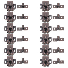 24Sets Durable Double Roller Ball Catch Cabinet Door Latch Dark Brown