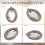 Triple Moon Goddess Wall Mirror Trinity Wall-Mounted Mirror with Five-Pointed Retro Hanging Mirror 6