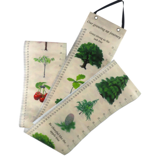 2Pcs Wall Growth Chart Height Measuring Ruler for Kids Room