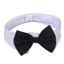 2Pcs Tie Dog Collar Soft Cotton for Celebrations