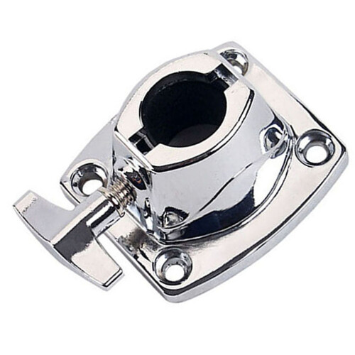 2Pièces Bride Support Cymbale Tom Argent Pour Montage Batterie