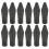 2Sets Black Plastic Arrow Heads for Kids Archery Games 1