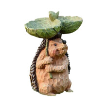 Hars Sculptuur Vogelvoeders, Gesneden Hars Vogelbad, Outdoor Home Ambachten Hars Tuin Gazon Decoraties Decor Sculptuur C