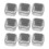 18Pcs Strong Silver Tinplate Candy Holders Multiuse Storage Containers 1