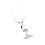 2Pcs Pink Flamingo Shape Glasses for Home Use 1
