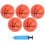 3Sets Basketbal Verjaardagsfeest Materialen Opblaasbare Ballen Multi 1