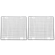6Pièces Grille Argentée Usage Multiple Pour Refroidir Gâteaux Pain