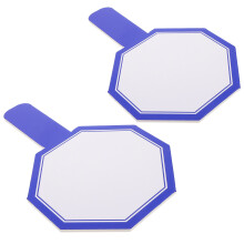 10Pièces Petites Ardoises Effaçables PVC Multiusages Maison
