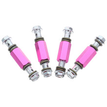 16Pcs Motorcycle Brake Line Adapter Metal Compression Fittings Purple