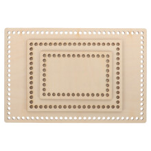 15Pièces Base De Panier En Bois Khaki Durable Pour Accessoires DIY