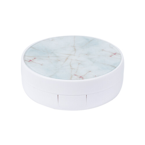 3Pièces Porte-Lentilles Blanc Compact Pour Usage En Extérieur